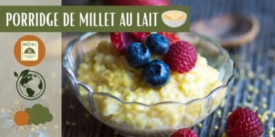 Porridge de millet au lait : un petit-déjeuner réconfortant et sain