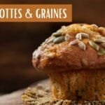 Muffins carottes, noix, graines de courge & tournesol