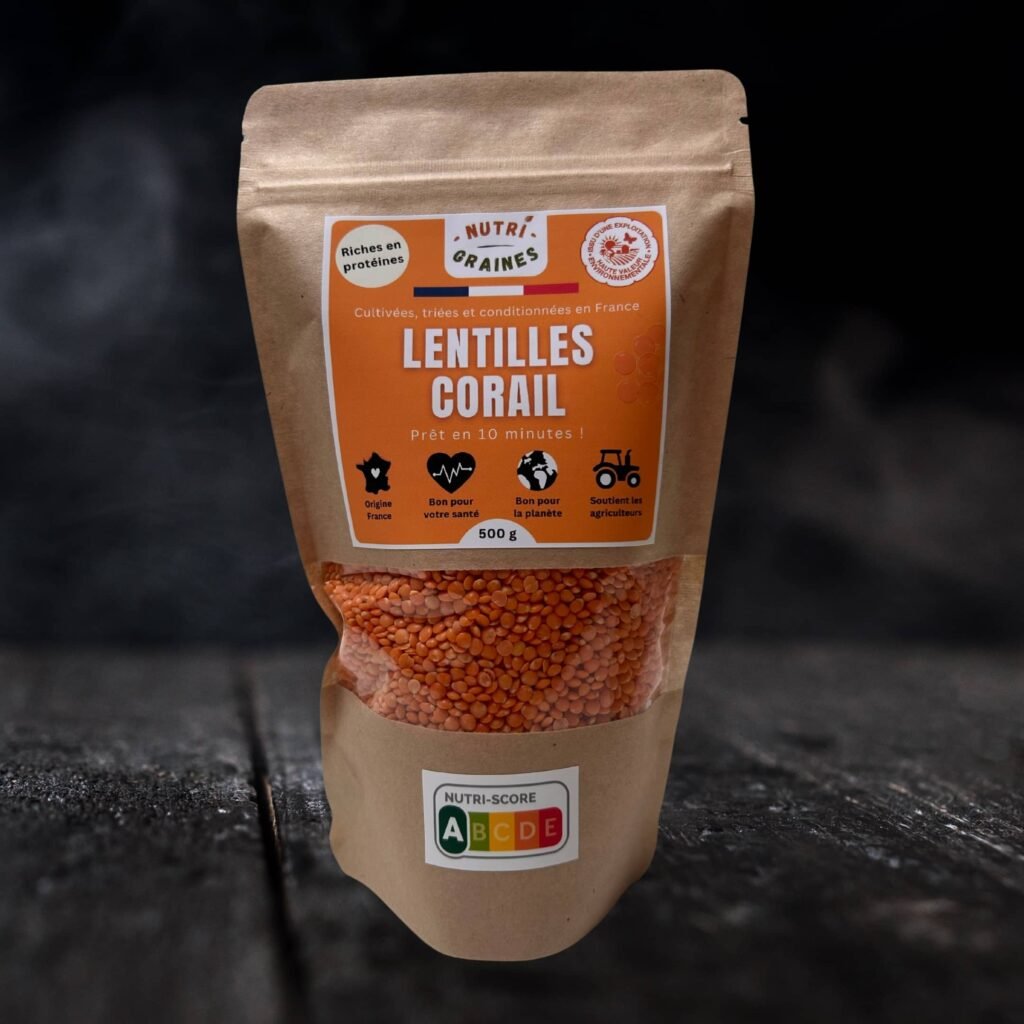 lentilles corail origine france