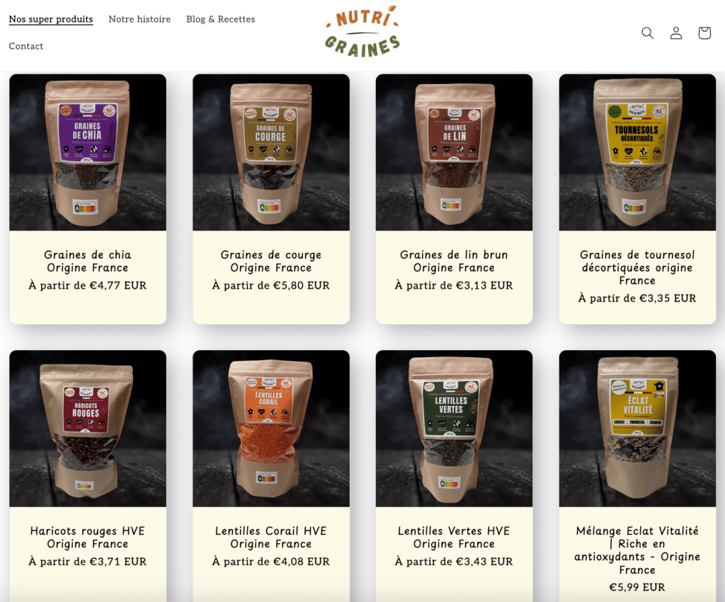 boutique nutri-graines